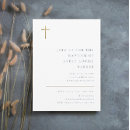 Search for cross baptism invitations Dusty blue