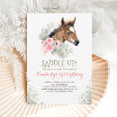 Search for cowgirl birthday invitations horse