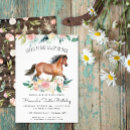 Search for pony invitations floral