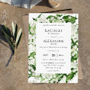 Search for white lily wedding invitations Modern