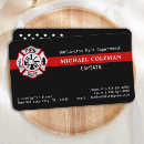 Search for cross business cards firefighter