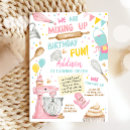 Search for baking birthday invitations little chef