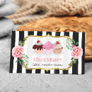 Search for cupcake business cards pastry chef
