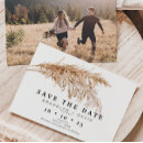 Search for floral save the date invitations pampas grass