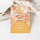 Search for groovy baby shower invitations Hippie