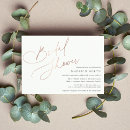 Search for simple bridal shower invitations Calligraphy