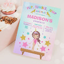 Search for gymnastics invitations Unicorn
