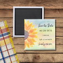 Search for sunflower save the date magnets Floral