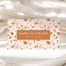 Search for orange business cards pattern