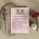 Search for after care business cards Lash bar