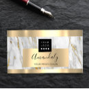 Search for investment business cards Gold