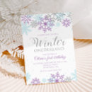 Search for purple and silver invitations For kids