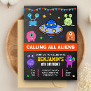 Search for alien birthday invitations Monster