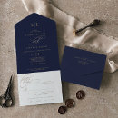 Search for marriage wedding invitations Modern monogrammed folded marriage
