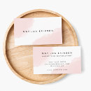 Search for watercolor business cards pink blush