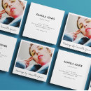 Search for makeup business cards minimalist