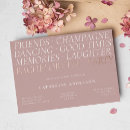 Search for bachelorette party invitations Dusty rose