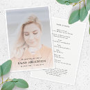 Search for modern memorial service programs Minimalist