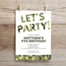 Search for camouflage invitations boy
