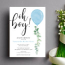 Search for eucalyptus baby shower invitations Spring summer fall winter