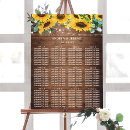 Search for sunflower wedding seating charts Rustic