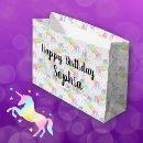 Search for unicorn gift bags Girly