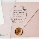 Search for couple address stamps Botanical