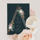 Search for floral wedding invitations geometric