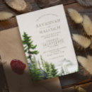 Search for woodsy wedding invitations Mountain