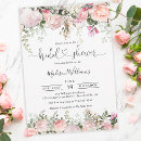 Search for rose bridal shower invitations Bride