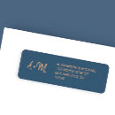 Search for rose gold labels Monogrammed
