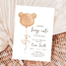 Search for bear balloon invitations Gender neutral
