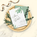 Search for eucalyptus save the dates Sage green