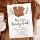 Search for we can bearly wait Boy baby shower