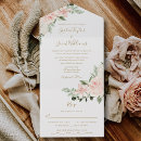 Search for blush and sage wedding invitations Botanical