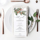 Search for christmas wedding menus Pine