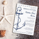Search for nautical bridal shower invitations Anchor