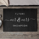 Search for wedding doormats Black and white