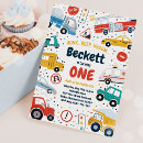 Search for digger birthday invitations Dump truck birthday