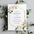 Search for blush and gold wedding invitations Elegant