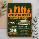 Search for army birthday invitations Camo