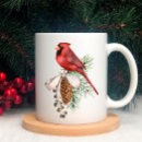 Search for cardinal mugs Watercolor