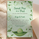 Search for sweet pea baby shower invitations Pea in a pod
