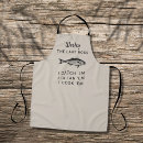 Search for humorous aprons typography