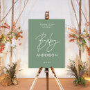 Search for baby shower foam board Sage green