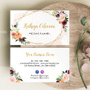 Search for modern watercolor business cards makeup artist