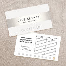 Search for esthetician loyalty cards Hair stylist