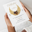 Search for angel wings invitations Memorial