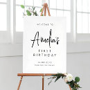 Search for 1st birthday decor Welcome