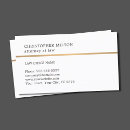 Search for attorney business cards white